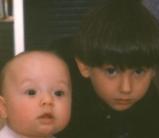 Alex and Max our sons, August 1989 in Heidelberg.