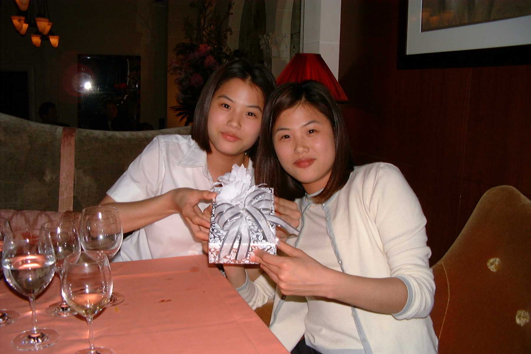 Wow, there is really a gift! Hye Won, The Twin Number Two and her sister Hyo Won, also named: The Twin Number One. 