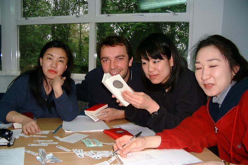 meet my classmates in EXCEL ENGLISH. April 2000
